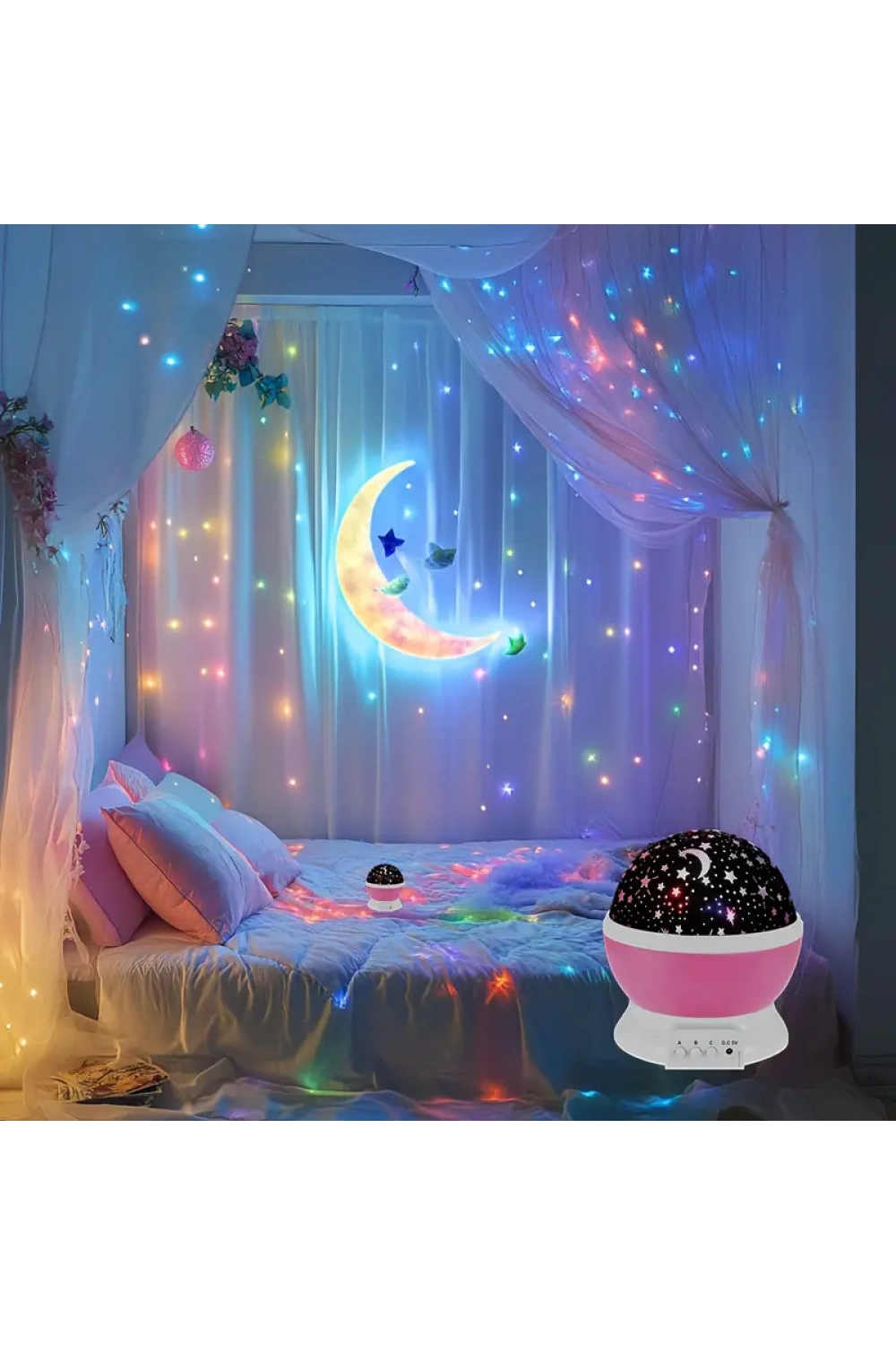 Starmaster Yıldız Yansıtmalı Küre Tip Gece Lambası