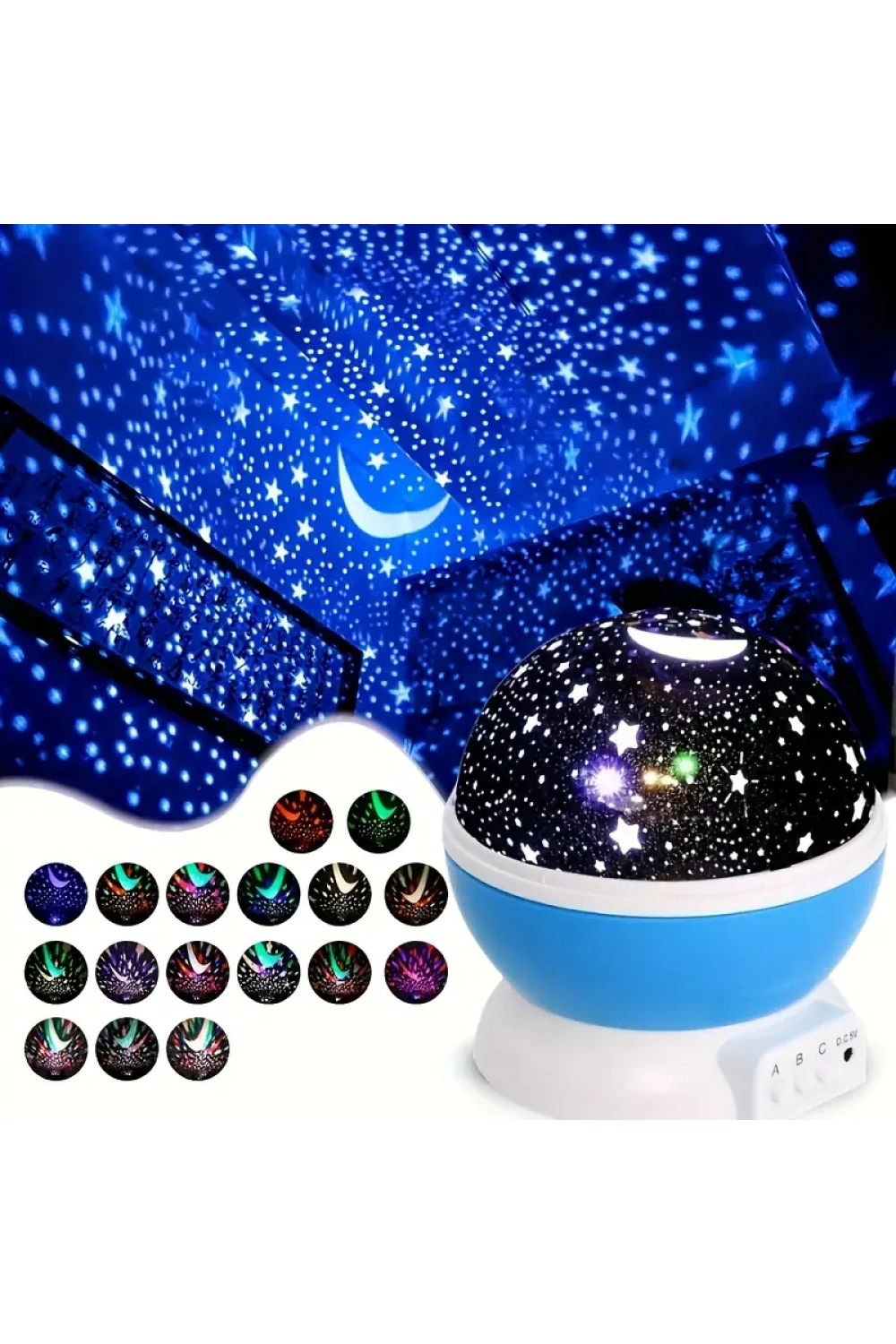 Starmaster Yıldız Yansıtmalı Küre Tip Gece Lambası