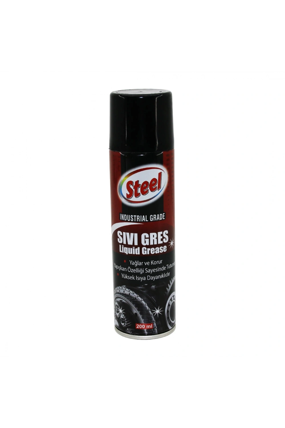 Steel St-1304 Sıvı Gres Sprey ( 200ml ) ( Yağlar & Korur & Isıya Dayanıklı )*30