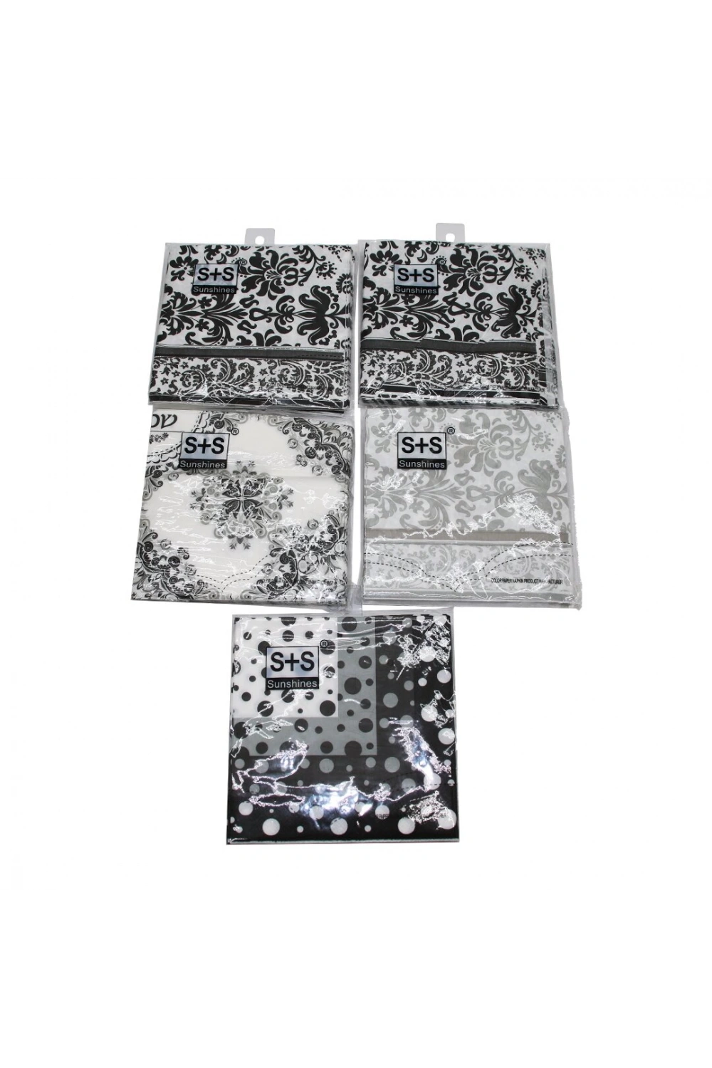 Sunshines S+s Yakut-10461 ( 20 Pcs ) Renkli Desenli Sunum Peçete ( 33x33cm )*300