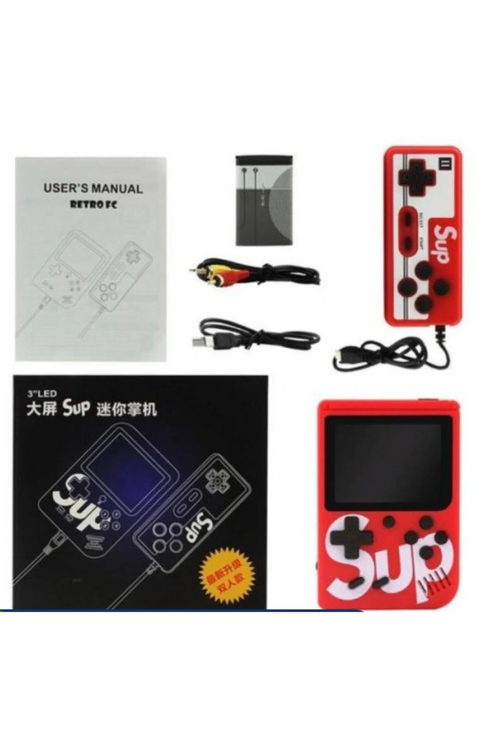 Sup 3led Büyük Ekran Atari Mini Psp 400 Oyun Atari