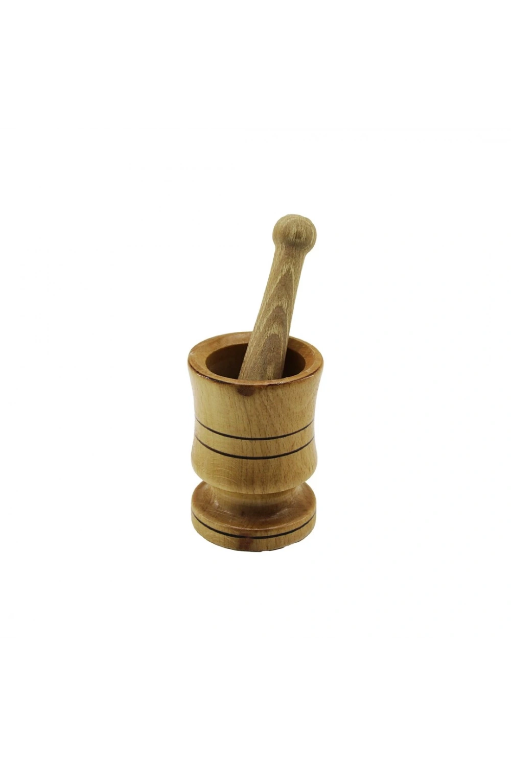 Taraklı Trk-074 (orta Boy) Ahşap Havan (sarımsak Dövecek) (ç:7.5cm-d:5.3cm-y:10.5cm) (brkt-077413)*100