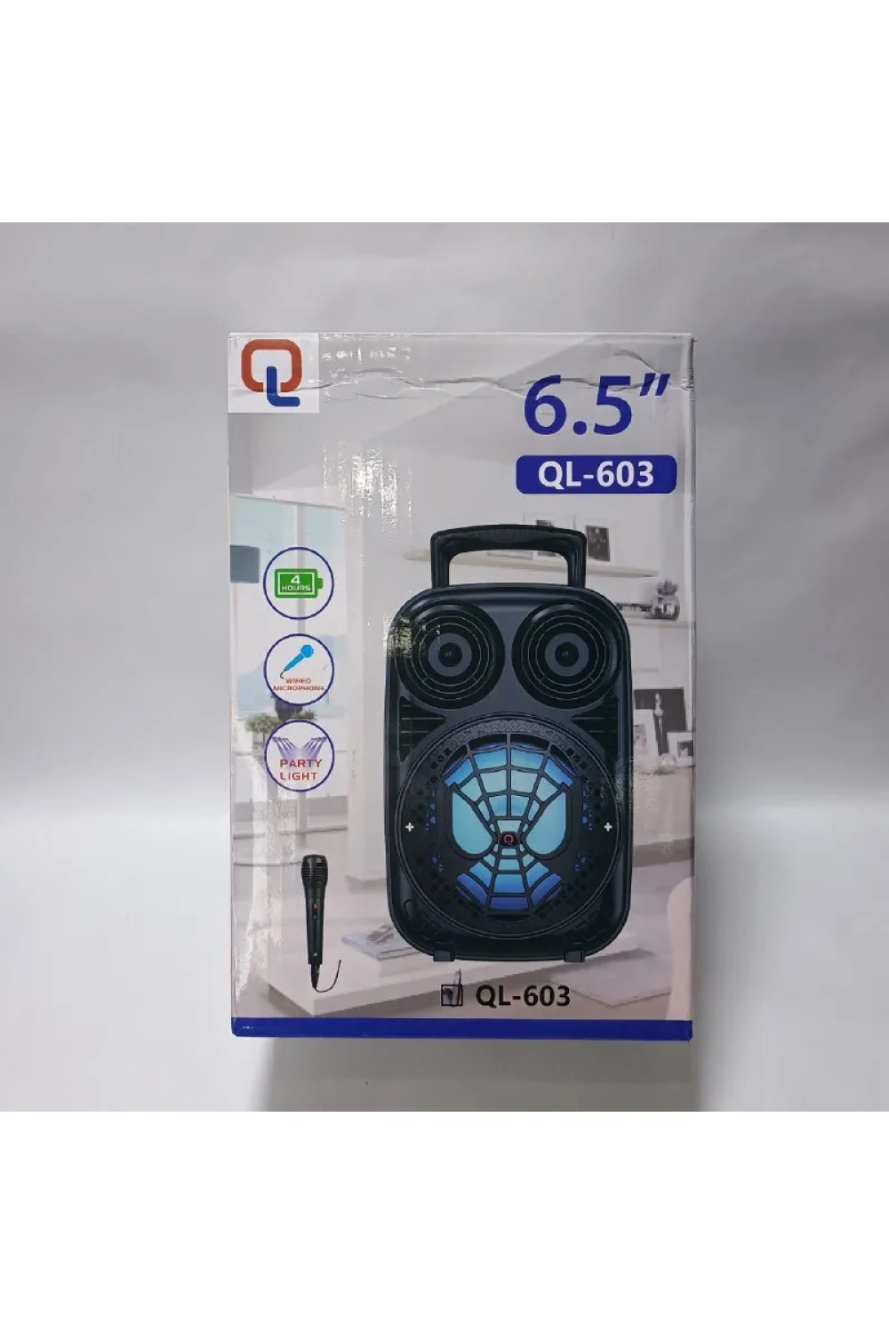 Taşınabilir 6,5 İnç Açık Hava Kablosuz Bluetooth Hoparlör Ql-603