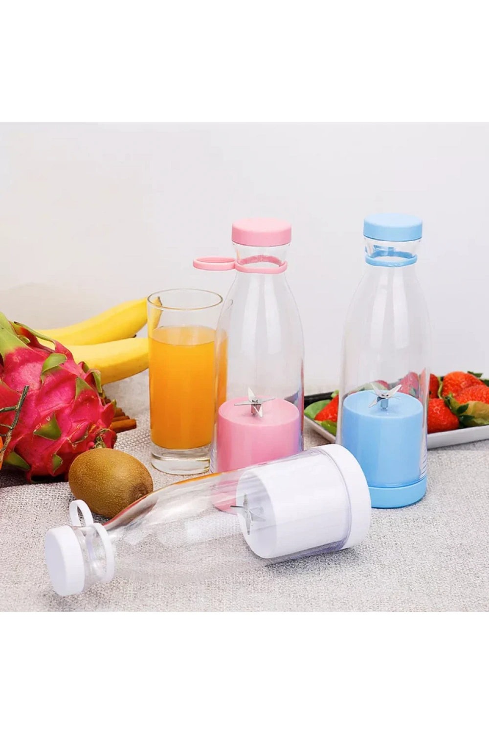 Taşınabilir Mini Şarjlı Blender Meyve Sıkacağı Smoothie Shake Yapıcı B-008