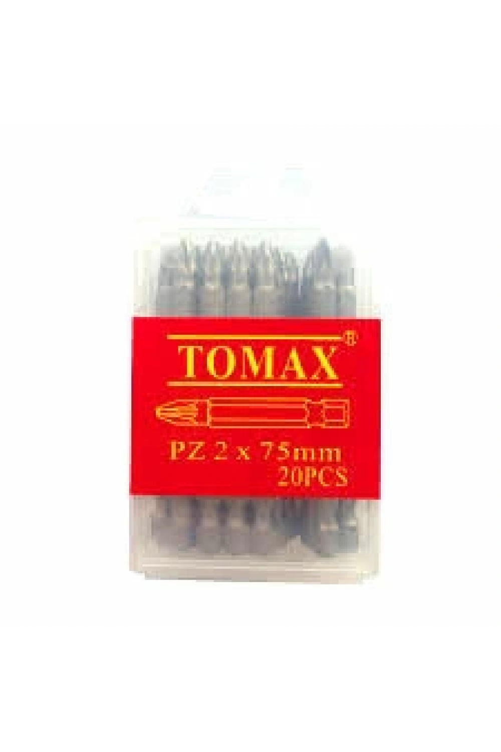 Tomax Pz2 X 75mm Yıldız Uçlu Bits *20x40