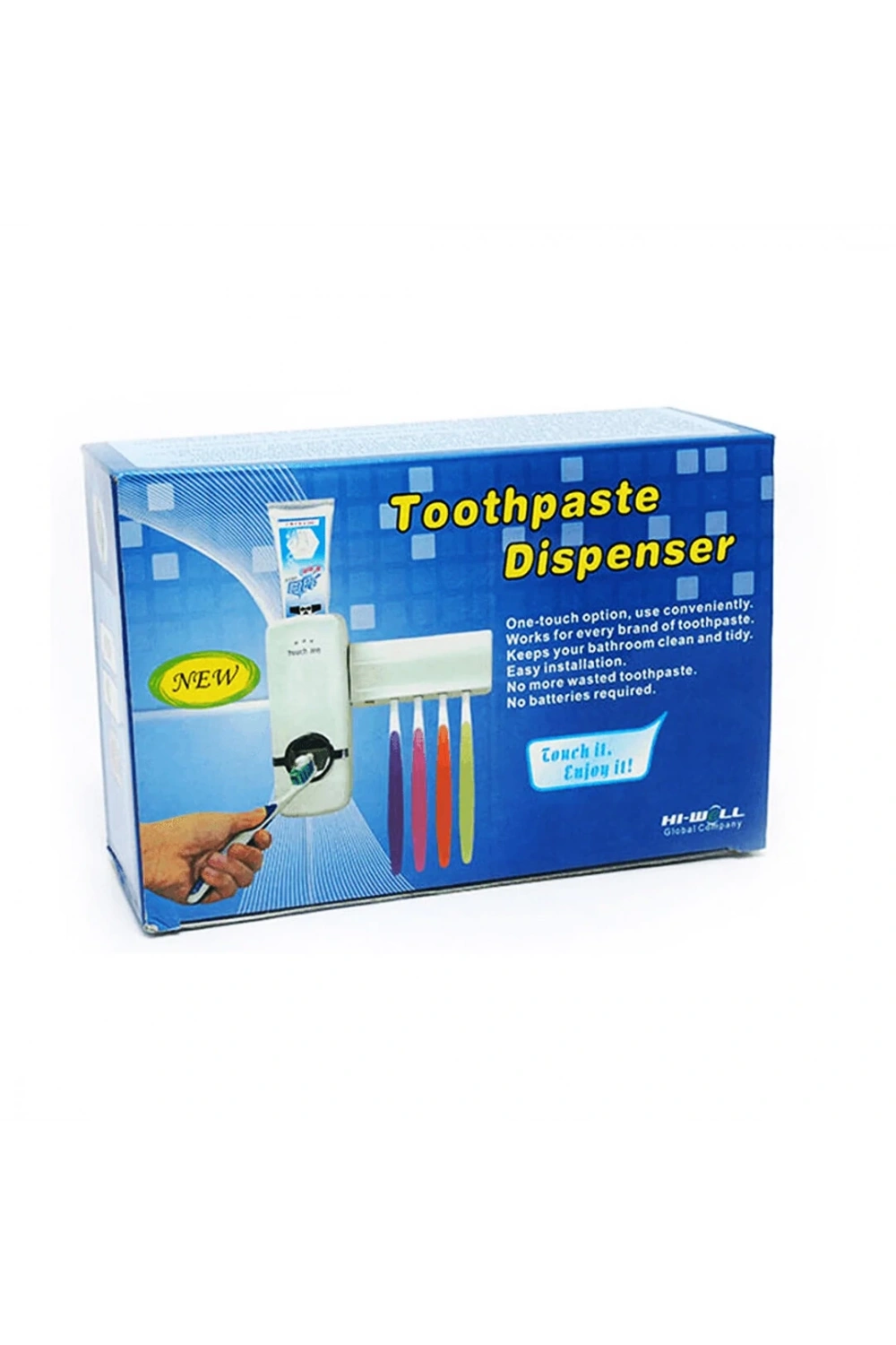 Toothpaste Dispenser Jx-200 Dmr-844 ( Otomatik ) Diş Macunu Sıkacak & ( 5li ) Diş Fırçalık Seti*120