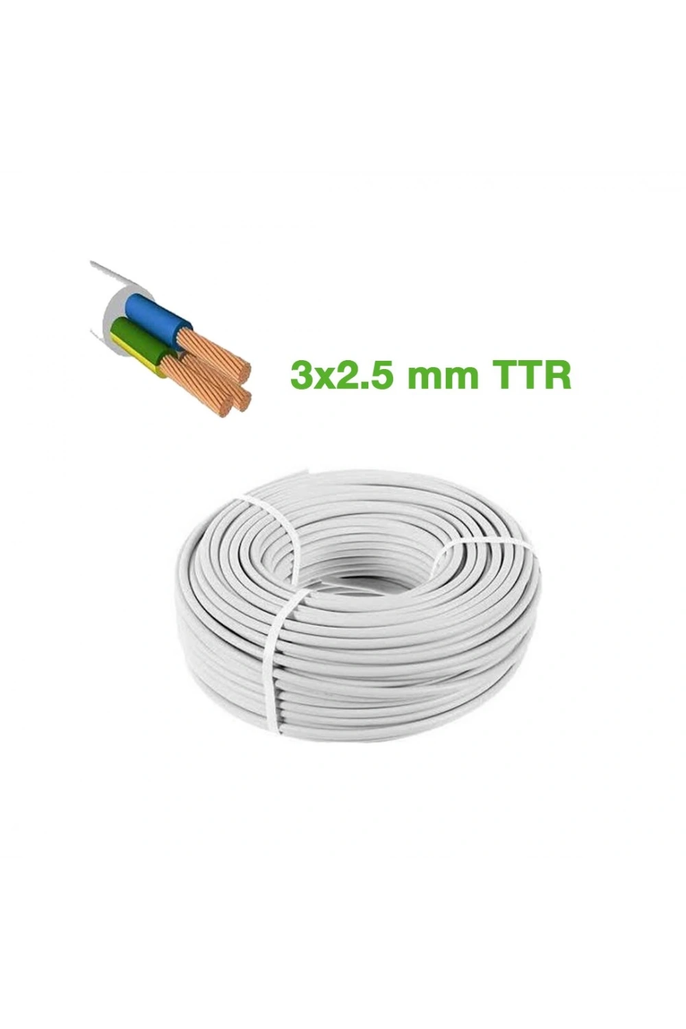Toros Umut West Kablo ( Ttr ) ( 3x2.5mm ) Cca Kablo ( 100mt )*1