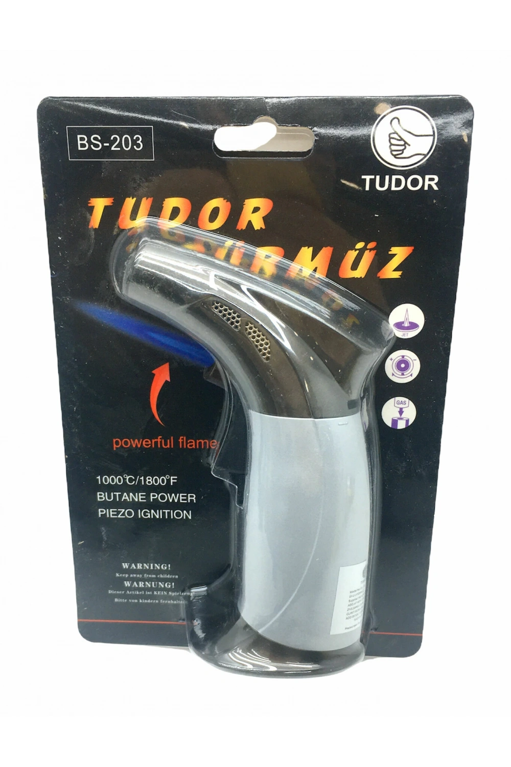 Tudor Bs-203 Pürmüz Torch Nargile Çakmak*100