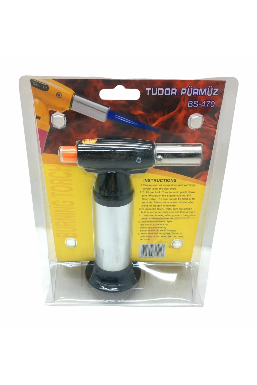 Tudor Bs-470 Pürmüz Torch Nargile Çakmak*100