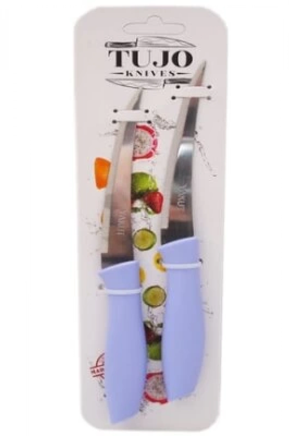Tujo Knıves-2420 ( 2pcs ) ( Kartelalı ) Tırtırlı Bıçak*192