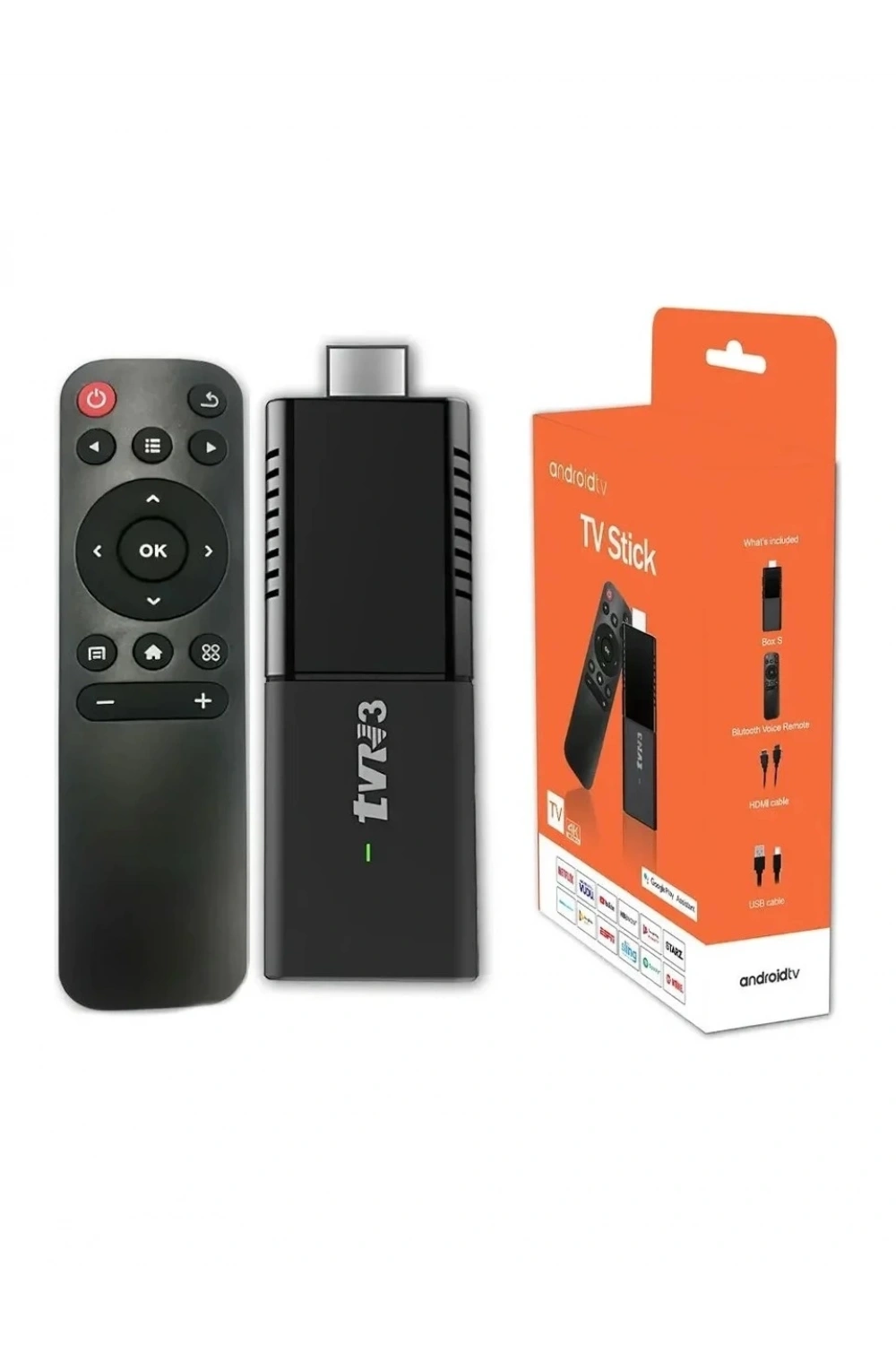 Tvr3 Box S Tv Stick Android Box 4k Android 13 Sürüm 2gb Ram 16gb Hafıza Wifi 2.4 Android Tv
