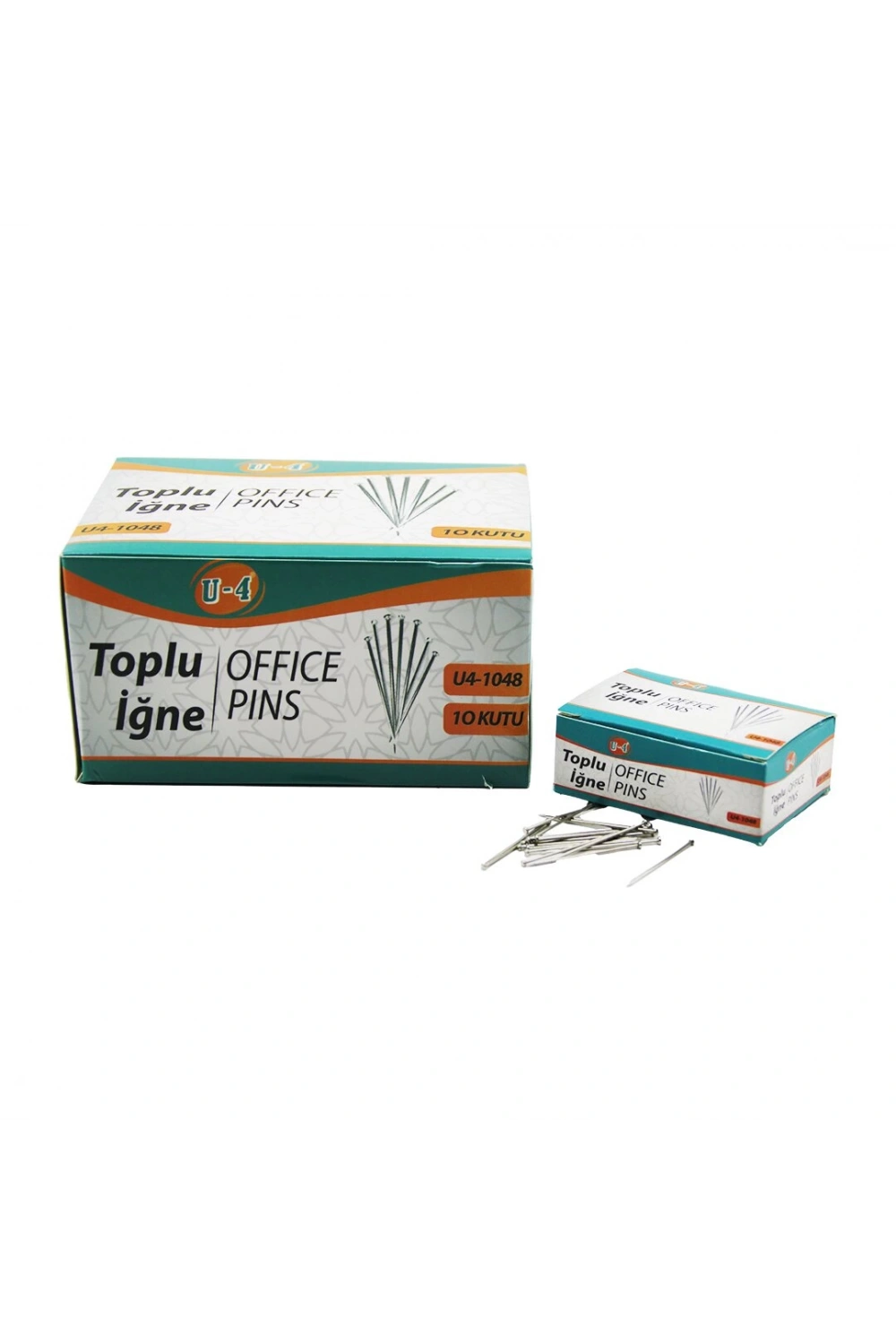 U-4 U4-1048 Klasik ( Toplu ) İğne ( Ofis & Terzi & Takı İğnesi )*10x50