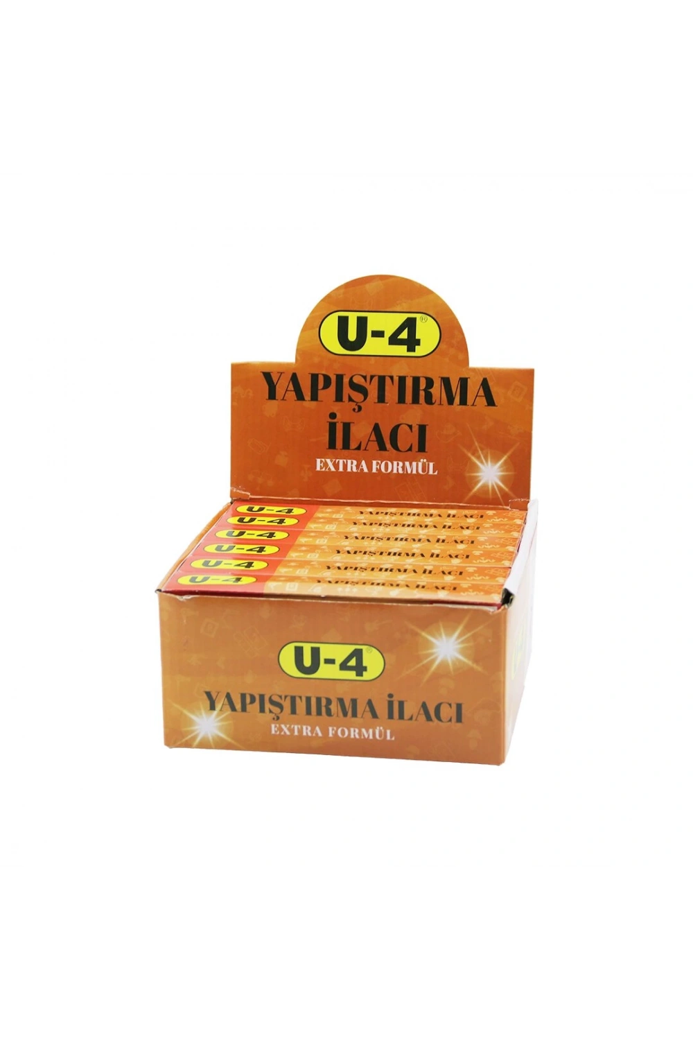 U-4 U4-142 Yapıştırma İlacı (extra Formül) (40gr) (deri-köseli-lastik-kumaş-porselen-bakalit& Mobilya Yapıştırıcı)*12x24