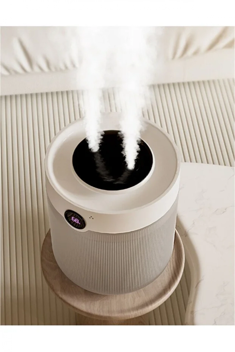 Ultrasonik Oda Hava Nemlendirici Çift Sprey Aromatherapy Ev Ofis Humudifier Rgb Işıklı 2lt