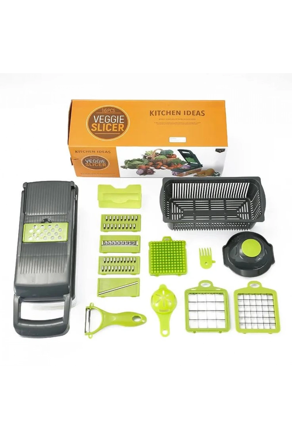 Veggie Slicer Sebze Doğrayıcı Sebze Dilimleyici 14 Pcs