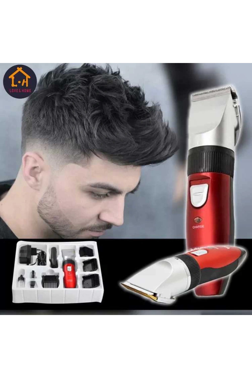Waer Erkek Tıraş Makinesi Çift Batarya Berber Tipi Wa-001