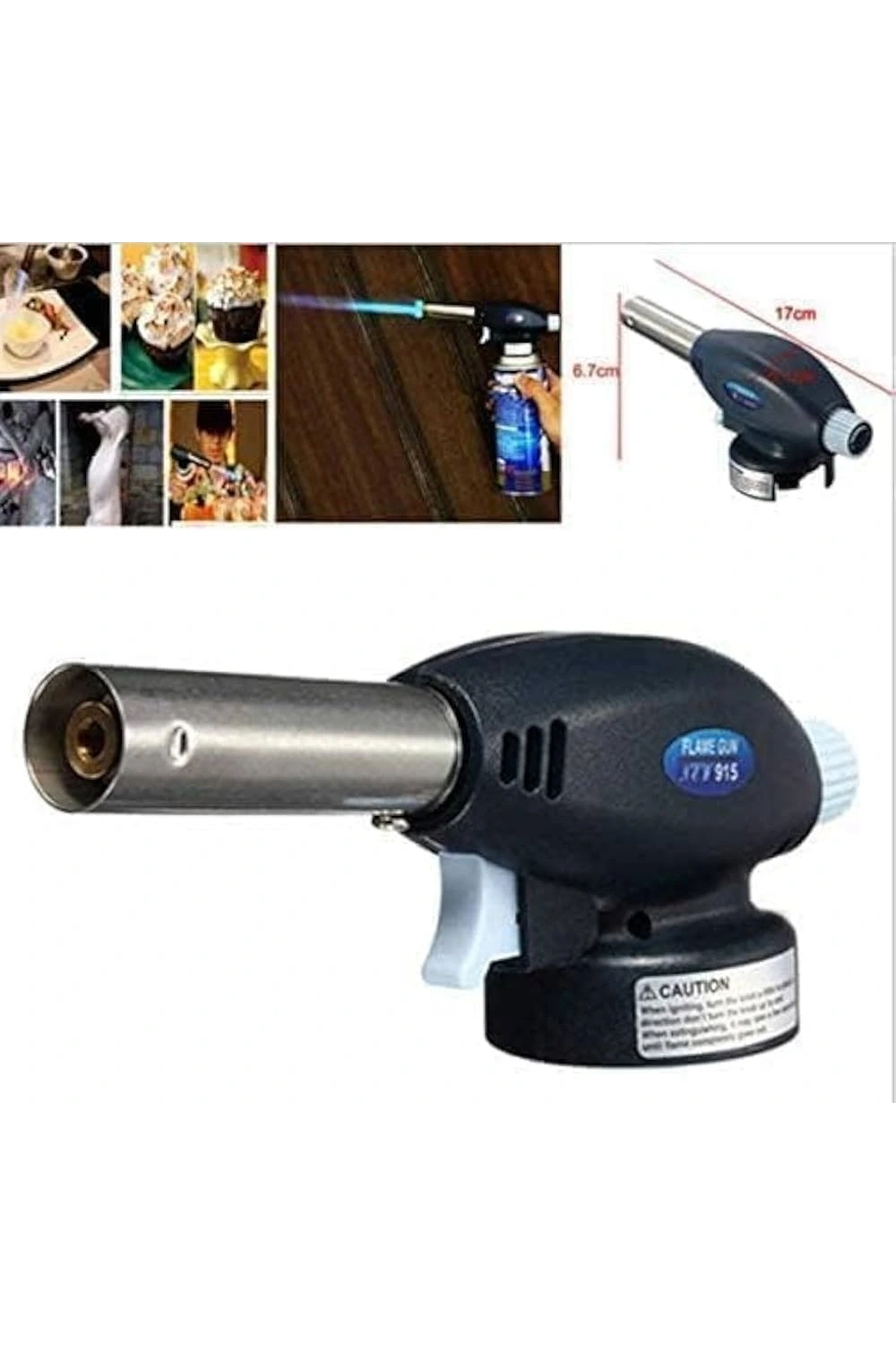 Wınnboss Multı Purpose Torch No-915 Pürmüz Nargile Çakmak ( Başlık ) Brulör ( 1300℃ )*10x10