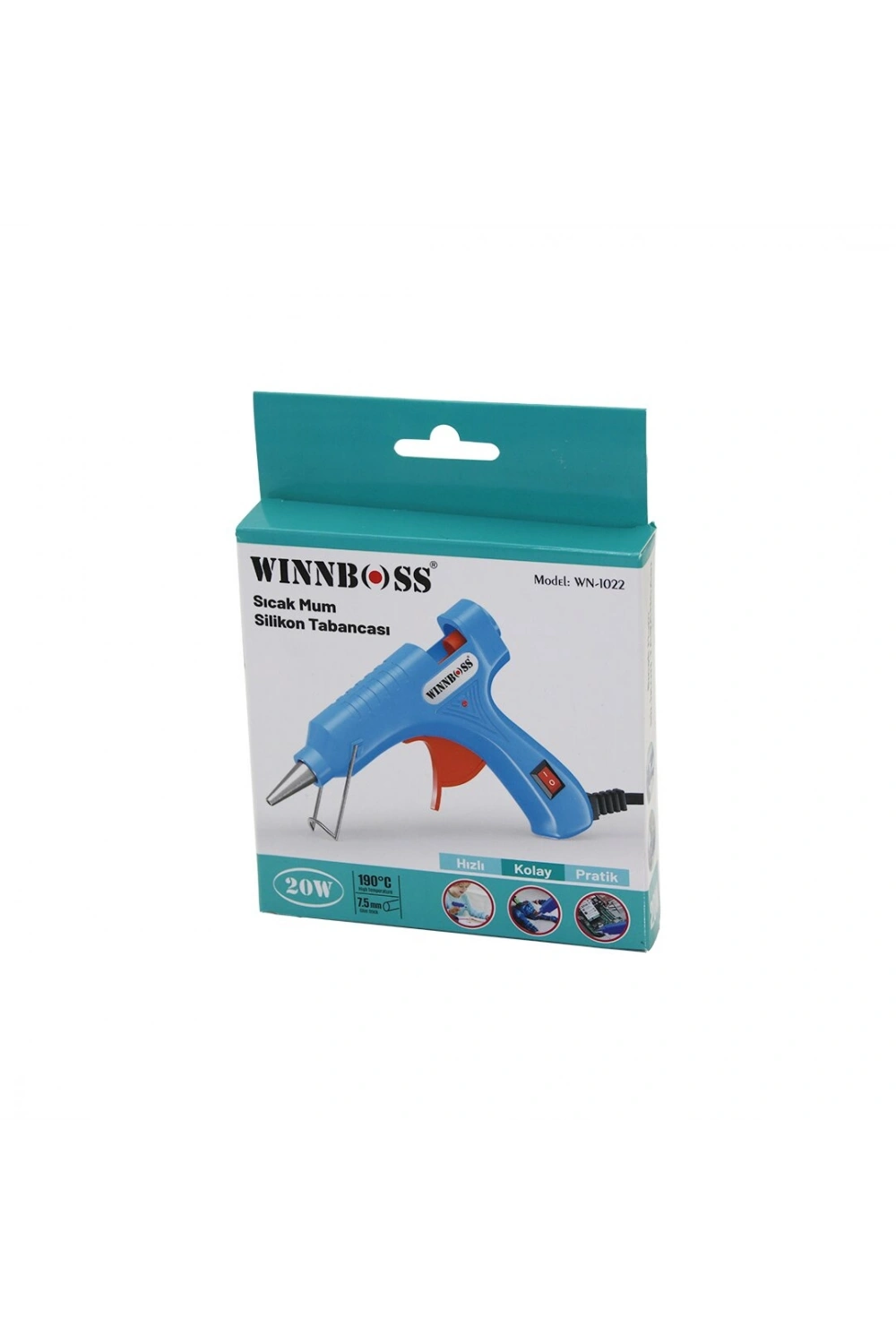 Wınnboss Wn-1022 ( 20w ) ( Anahtarlı ) ( Sıcak ) Mum Silikon Tabancası*100