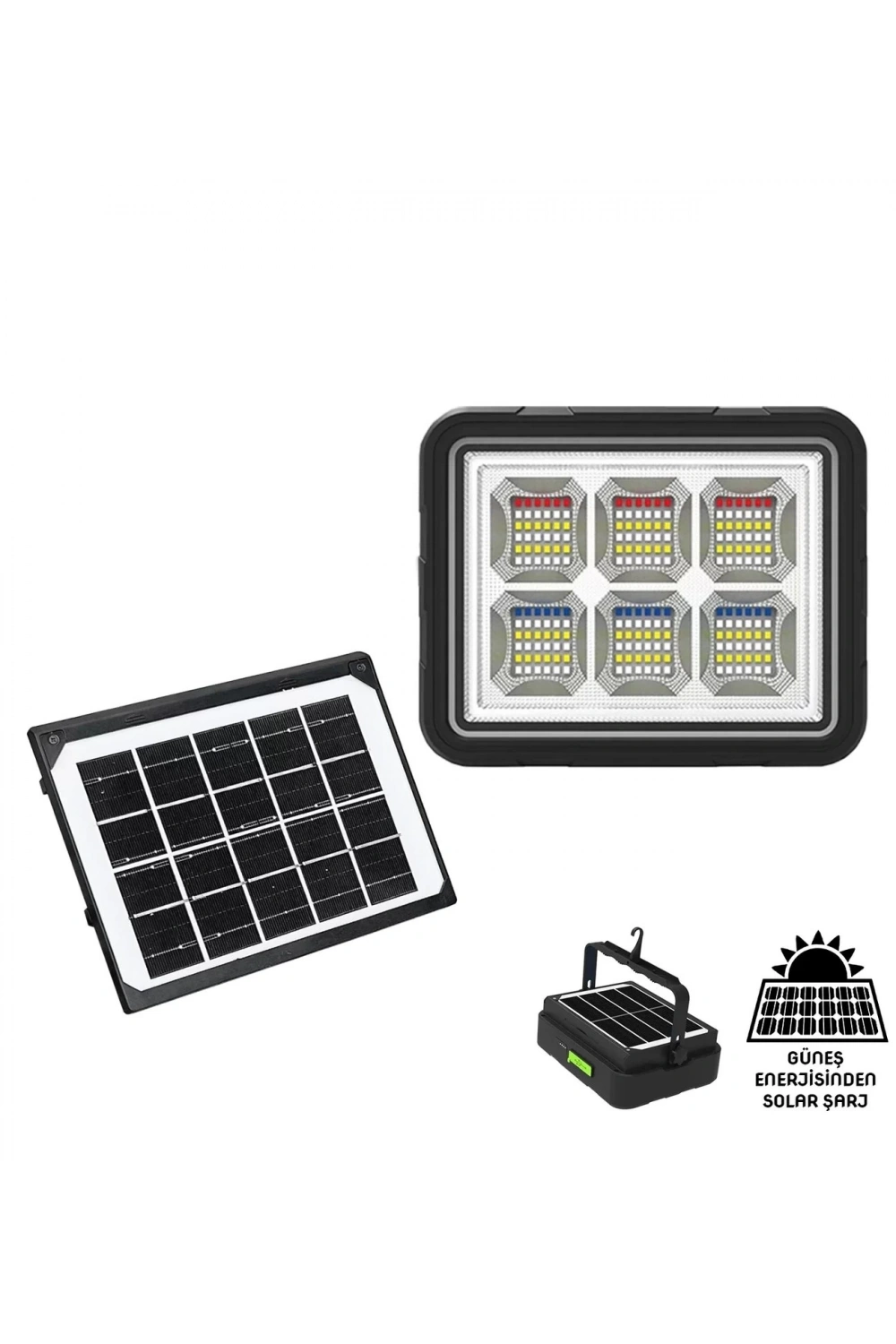 Wison Ws-5570 150w Güneş Enerjili Solar Kamp Feneri Projektör