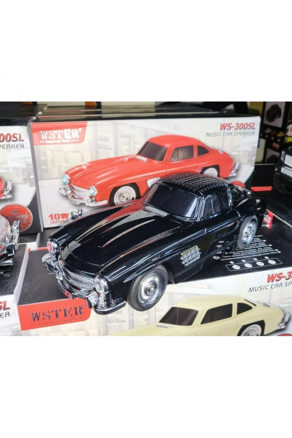 Ws-300sl Klasik Benz Model 10w Bluetooth Hoparlör Fm Radyo Usb