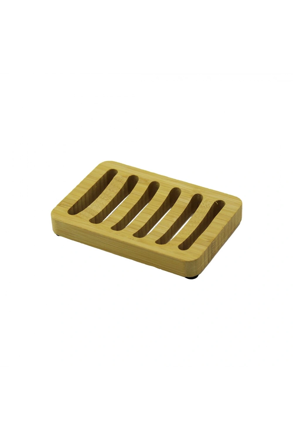 Yakut-10586 Ahşap Bambu ( Katı ) Sabunluk ( 8.5x12.5cm )*200