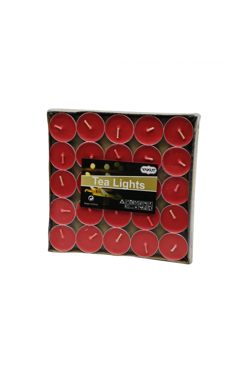 Yakut-11236 ( 50pcs ) ( Kırmızı Yuvarlak ) Tea Light Mum*40