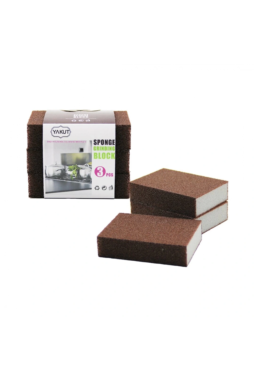 Yakut-11504 ( 3pcs ) Sihirli Bulaşık Sünger*166