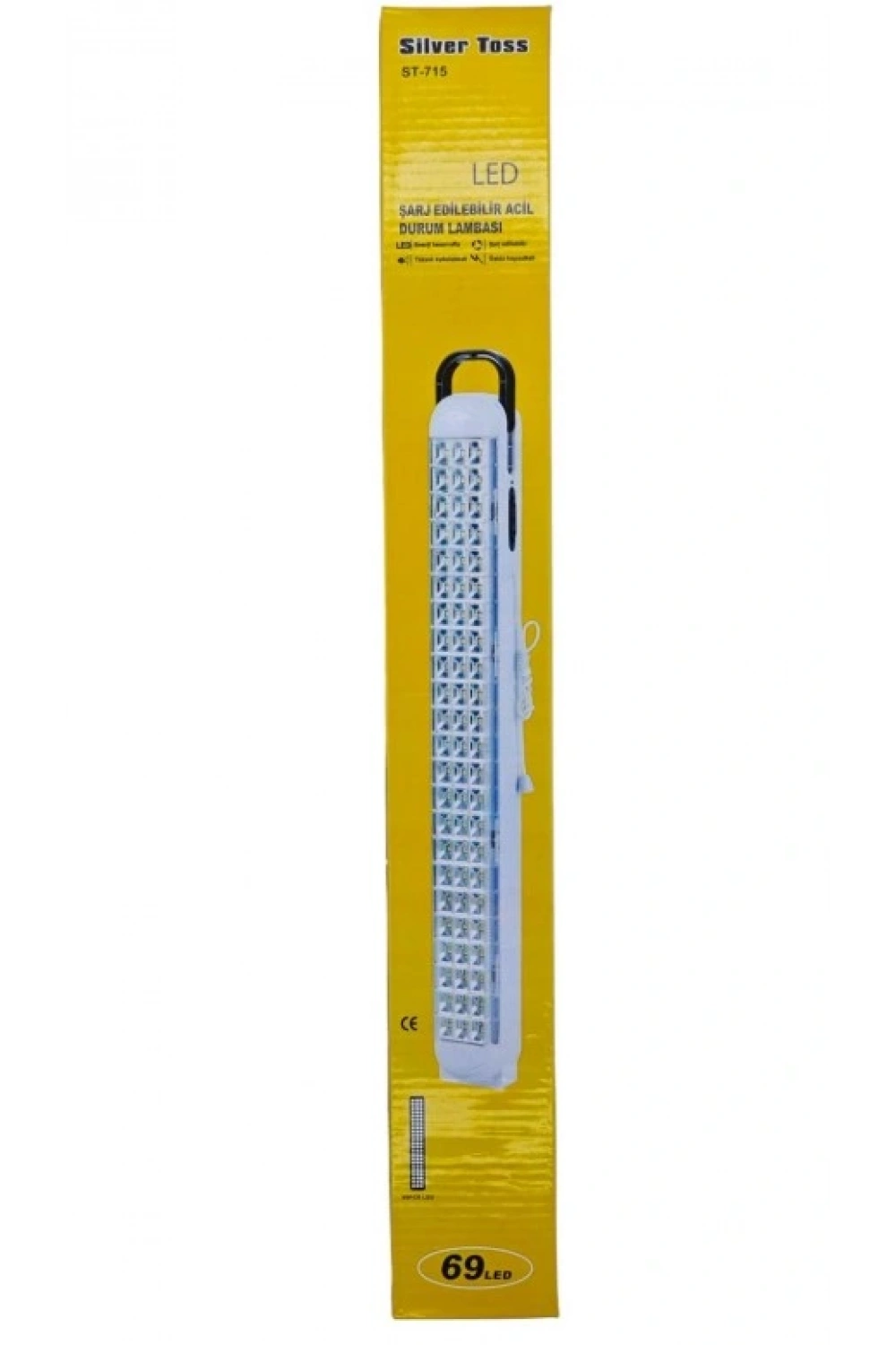 Yeni Silver Toss St-715 ( 69 Led ) Led Şarjlı Işıldak Fener*30