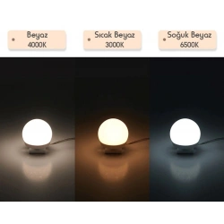 Ayna Üstü Led Makyaj Aydınlatma Işığı Parlaklık Ayarlı 4lü