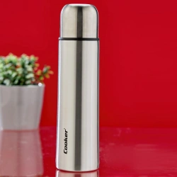 Egonex Cooker Ckr-2115 ( 0.5lt ) ( Krom ) Termos ( Paslanmaz Çelik & Sızdırmaz Kapak = Bardak )*24