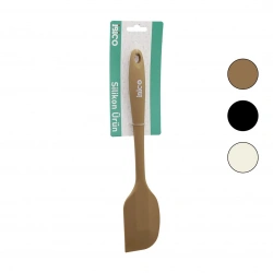 Egonex İbico İ22-032 ( Renkli Silikon ) ( Yan ) Spatula ( Silikon Saplı ) ( 27cm )*12x6