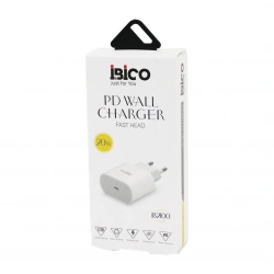 Egonex İbico İb-2100 ( Typc-e ) ( Başlık ) ( 20w ) ( Hızlı ) Telefon Şarj Başlık Ev ( 5v=3.0a & 9.0v-2.22a )*5x20