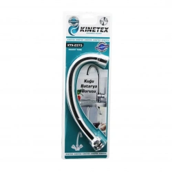 Egonex Kınetex Ktx-2373 ( Kuğu ) ( Evye & Lavabo ) Batarya Borusu ( Süzgeçli Uç ) ( Krom Kaplama )*90