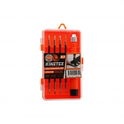 Egonex Kınetex Ktx-3146 ( 9in1 ) ( Saatçi & Telefoncu ) Bits Tornavida Uç Seti ( 4pcs Çift Taraflı Uç=8 Uç + 1-t.vida Sapı )*24x8
