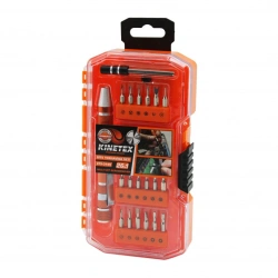 Egonex Kınetex Ktx-3149 ( 26in1 ) Bits Tornavida Uç Seti ( 24pcs Uç + 1-kalem Model T.vida Sapı + 1-uzatma Adaptörü )*10x10