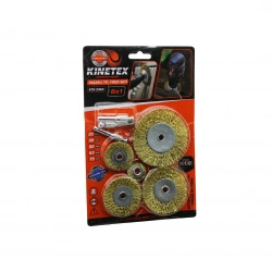 Egonex Kınetex Ktx-3363 ( 8ın1 ) Saçaklı Tel Fırça Seti*100