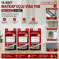 Egonex Medalyan Dl-101 ( 3.9x25 ) ( 19pcs ) Matkap Uçlu Vida*12x12
