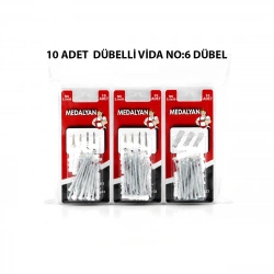 Egonex Medalyan Dl-33 ( 3.5x50 ) ( 10pcs ) Dübelli Vida*12x12
