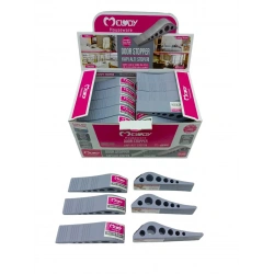 Egonex Melody M-069 ( Gri ) ( Esnek Plastik ) Kapı Altı Stoperi*60=k