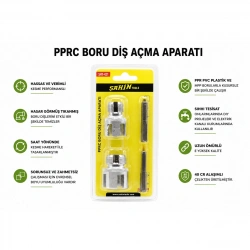 Egonex Şahin Tools Şht-421 ( 2pcs ) ( Pprc ) ( Boru Diş Açma ) Matkap Uç Aparat*100