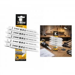 Egonex Sgs-2712 ( 5pcs ) Tilki Kuyruğu & Testere Bıçağı Metal ( 150mm/1.4mm )*100