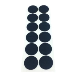 FLAMME 38MM YUVARLAK YAPIŞKAN KEÇE*25X36