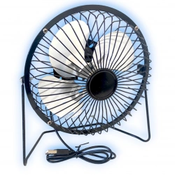Masaüstü Metal Mini Fan Vantilatör Usb Girişli 20 Cm Çap