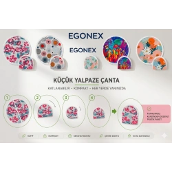 Toptan Kore Model Çantalı Katlanır Yelpaze