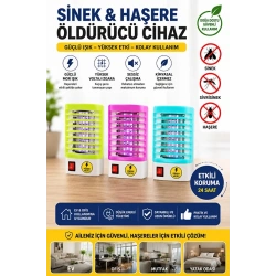 UV Işıklı Priz Tipi Elektrikli Sinek Öldürücüler