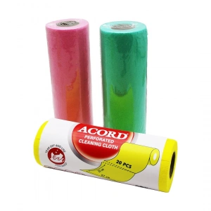 Egonex Acord Softtex-415 ( 20pcs ) ( Rulo ) Perforated ( Sarı & Renkli ) Bez*15=k