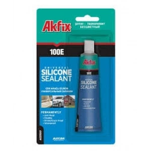 Egonex Akfix 100-e  Sa-111 Aku-07  Şeffaf ( Tüp ) Silikon 50 Ml*24x8