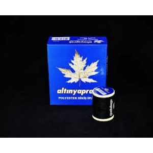Egonex Altınyaprak ( 6pcs ) ( Siyah ) ( 900 Mt ) Dikiş İplik*100