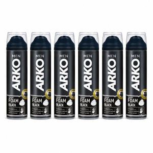 Egonex Arko ( Siyah ) Traş Köpük ( 200ml )*6x4