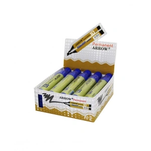 Egonex Arrow ( Lux ) ( Mavi ) ( 10mm ) Permanent Marker Koli Kalemi*10x40